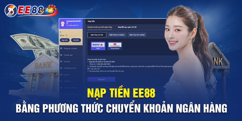 Các vấn đề cần phải lưu ý khi nạp tiền EE88